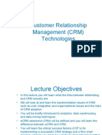 Customer Relationship Management (CRM) Technologies