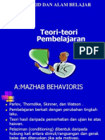 4.teori-Teori Pembelajaran