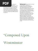 Download Composed Upon Westminster Bridge - William Wordsworth by Jonathan Chen SN89784995 doc pdf
