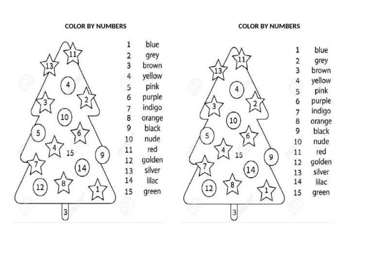 Color by Numbers Color by Numbers | PDF
