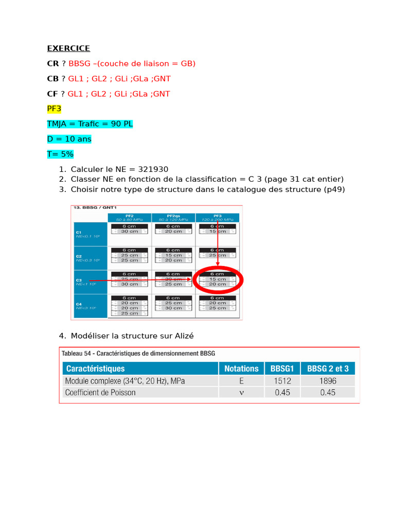 Calcul et Modélisation de Structures BBSG | PDF