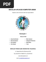 Download Makalah Aplikasi Komputer Umum by LiLis LaYlis AisYah Chinmoyy SN89785825 doc pdf