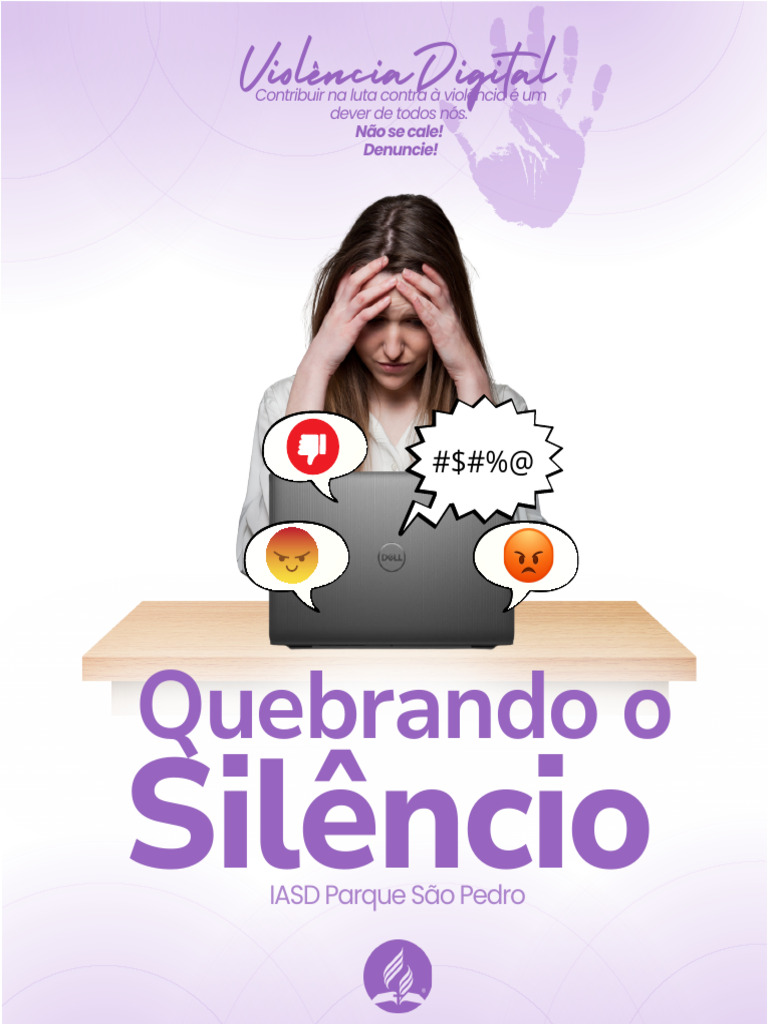 Campanha Agosto Lilás Sobre Violência Contra A Mulher Clean Simples ...