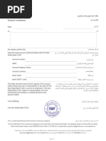 Emirates NBD Account Information Letter | PDF | Banking