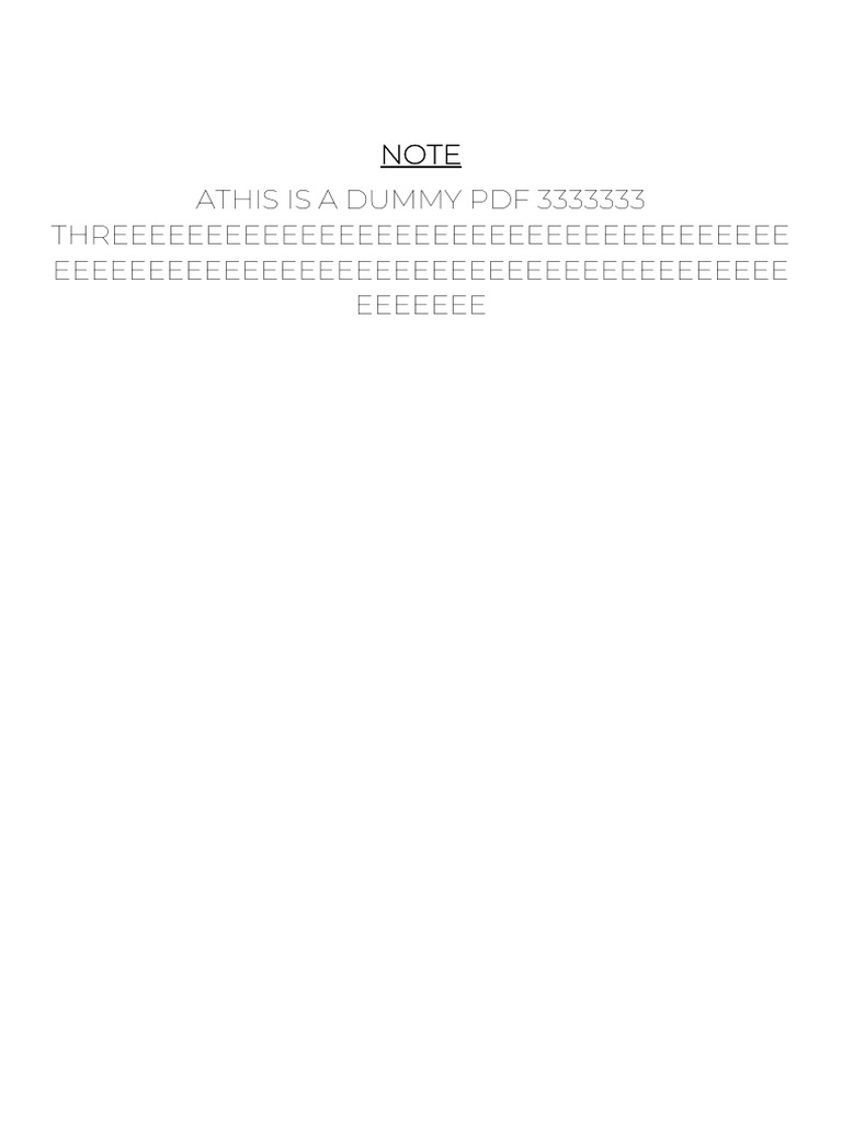 Note Three | PDF