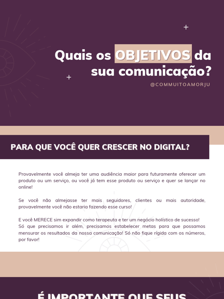 Objetivos para Comunicação Eficaz | PDF | Comunicação | Tempo