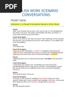 Housekeeping Script PDF | PDF | Scribd