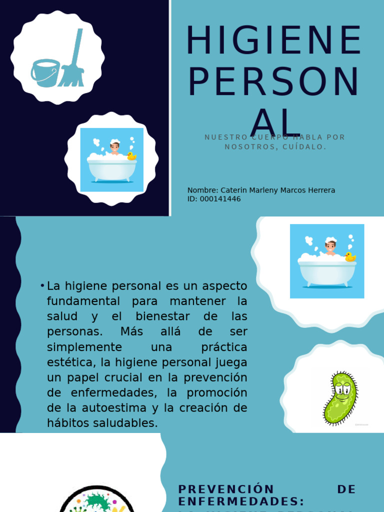 Higiene Personal y Prevención de Enfermedades | PDF