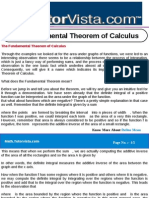 The Fundamental Theorem of Calculus