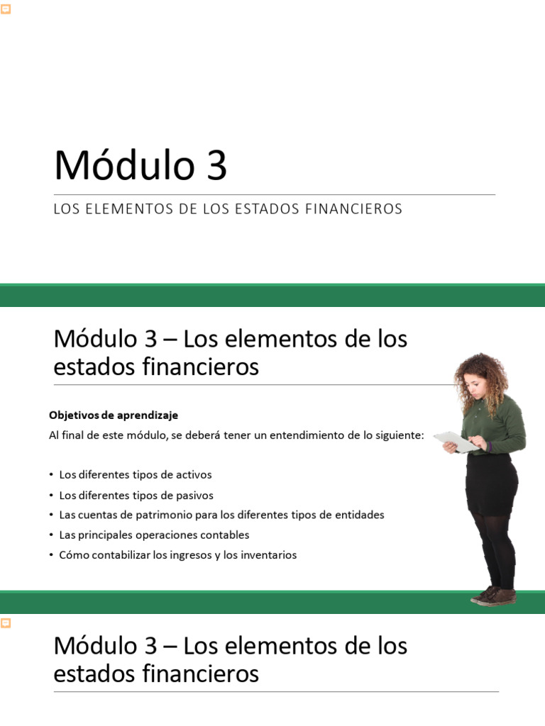 Modulo 3 | PDF | Contabilidad | Estado financiero