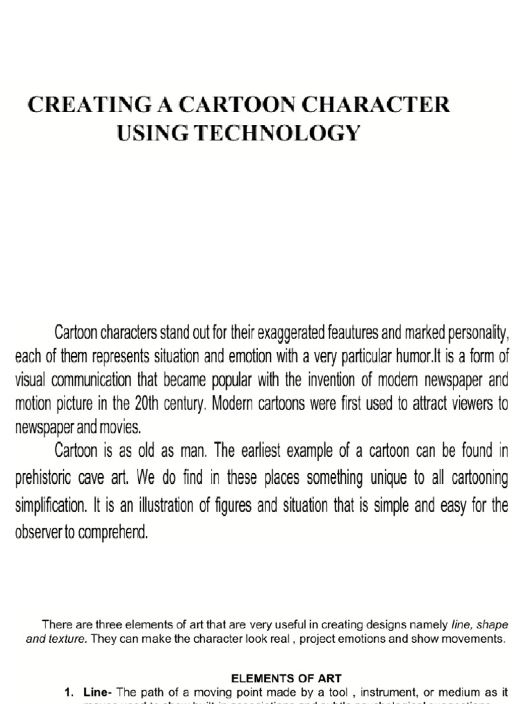 Cartoon Character | PDF