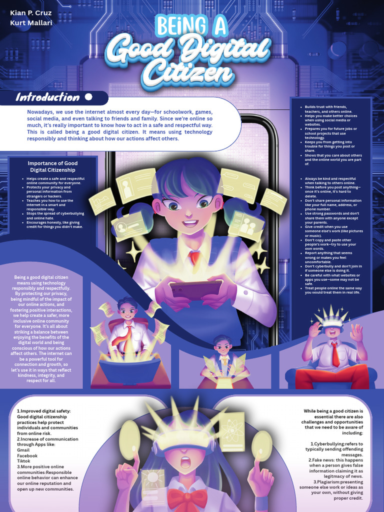 Responsible Digital Citizenship Guide | PDF | Cyberbullying | Citizenship
