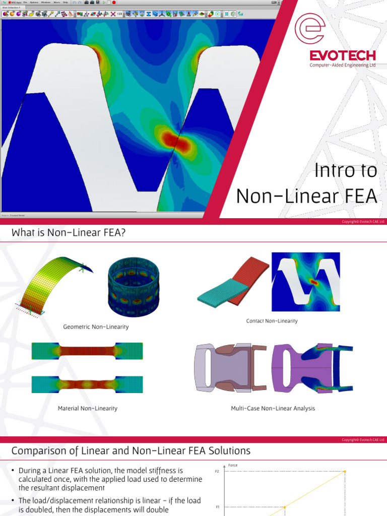 Introduction to Non-Linear FEA | PDF | Finite Element Method ...