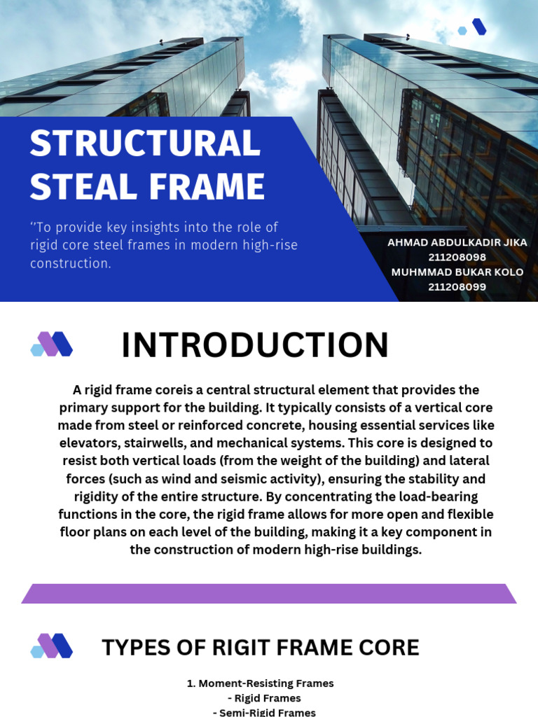 Structural Steal Frame | PDF | Concrete | Strength Of Materials