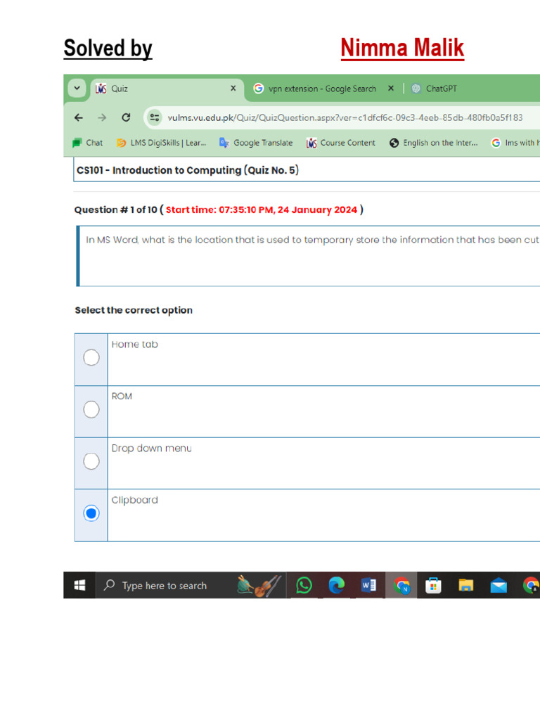 Solutions by Nimma Malik | PDF