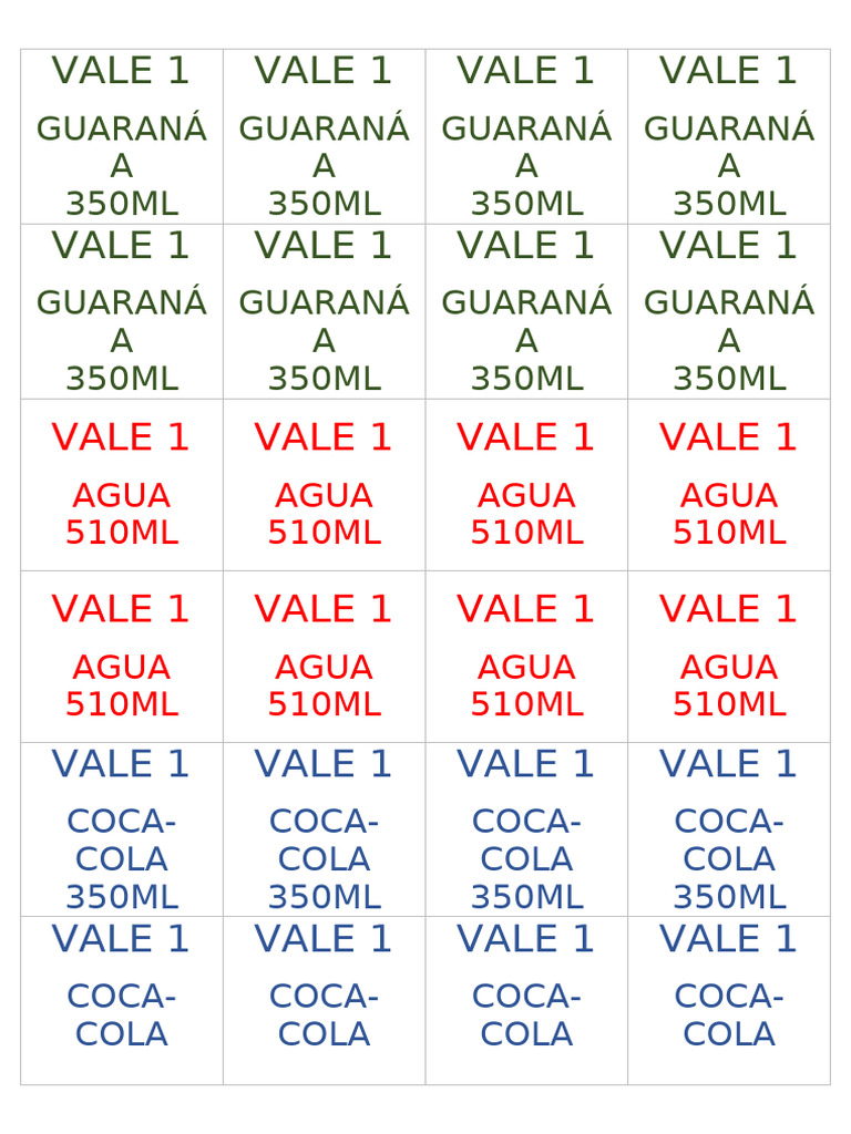 Vale 1 | PDF