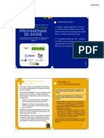 Livreto - Recomendações para o controle da tuberculose