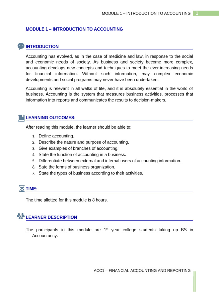 Introduction to Accounting Basics | PDF | Accounting | Financial Accounting