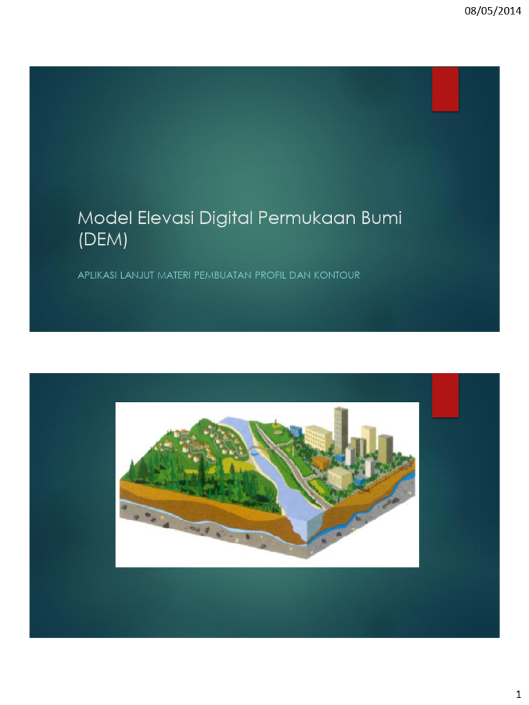 Digital Elevation Model Analysis Guide | PDF | Geographic Data And ...