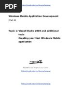 Windows Mobile Application Development: (Part 1)