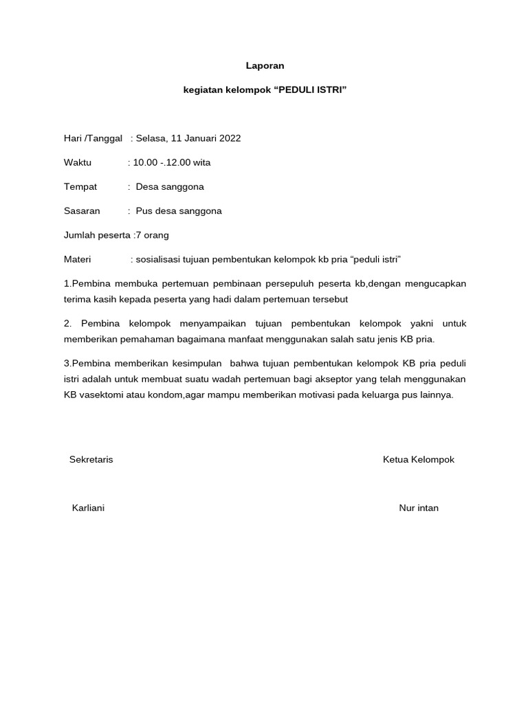 Sosialisasi KB Pria: Vasektomi & Kondom | PDF