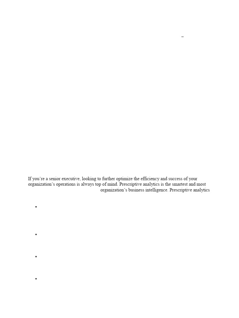 Understanding Prescriptive Analytics | PDF | Analytics | Data Analysis