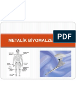 Metali̇k Bi̇yomalzemeler