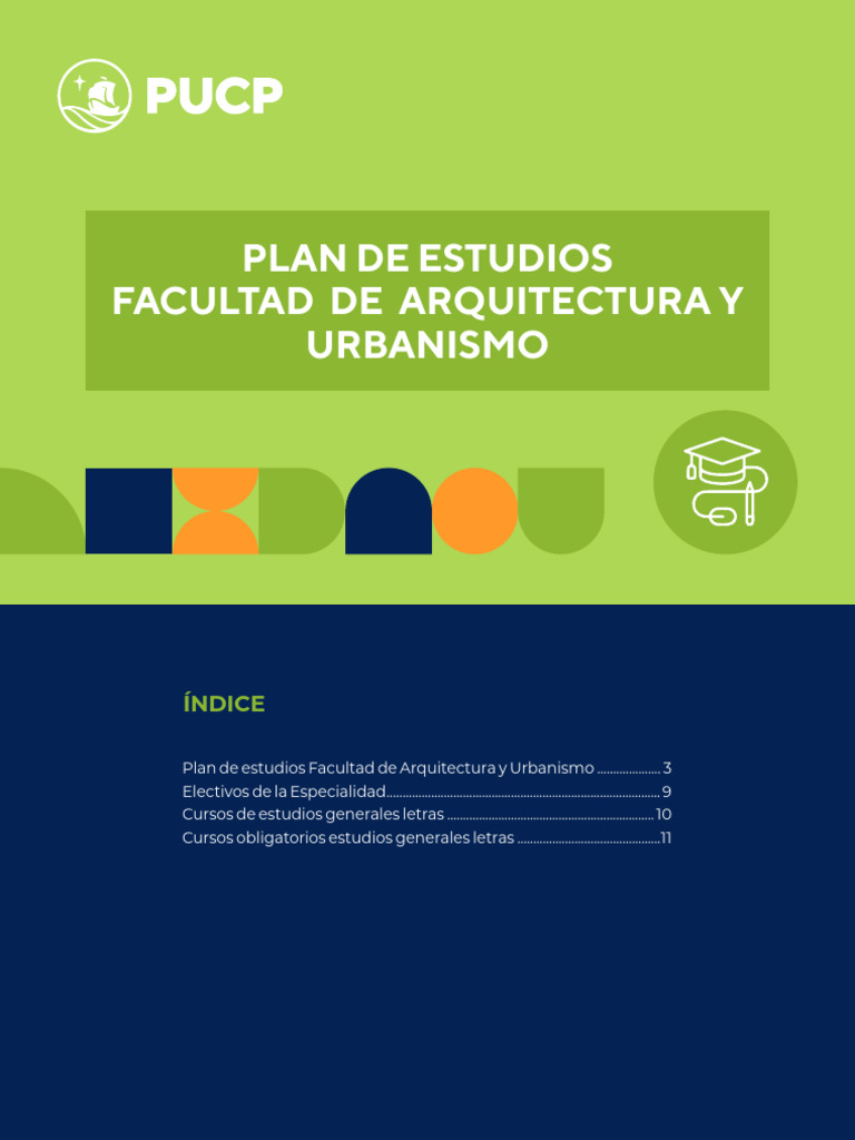 Plan de Estudios Arquitectura y Urbanismo | PDF | Humanidades ...