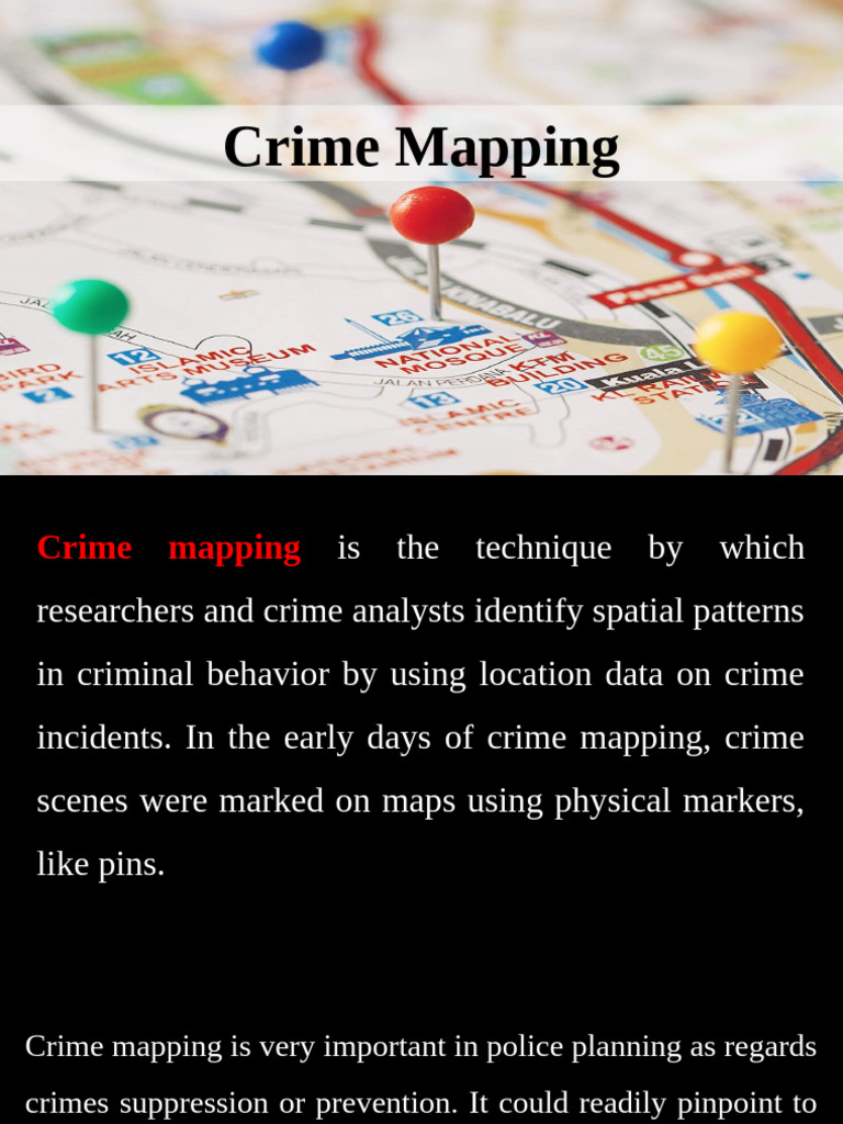 Crime Mapping Techniques in Criminology | PDF
