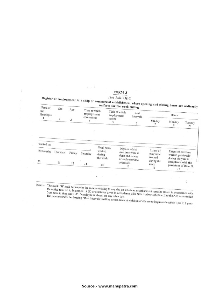 Form J | PDF