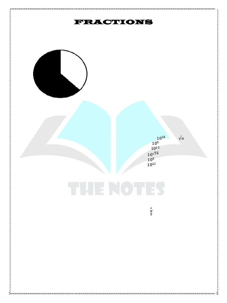 Fractions | PDF | Pound (Mass) | Multiplication
