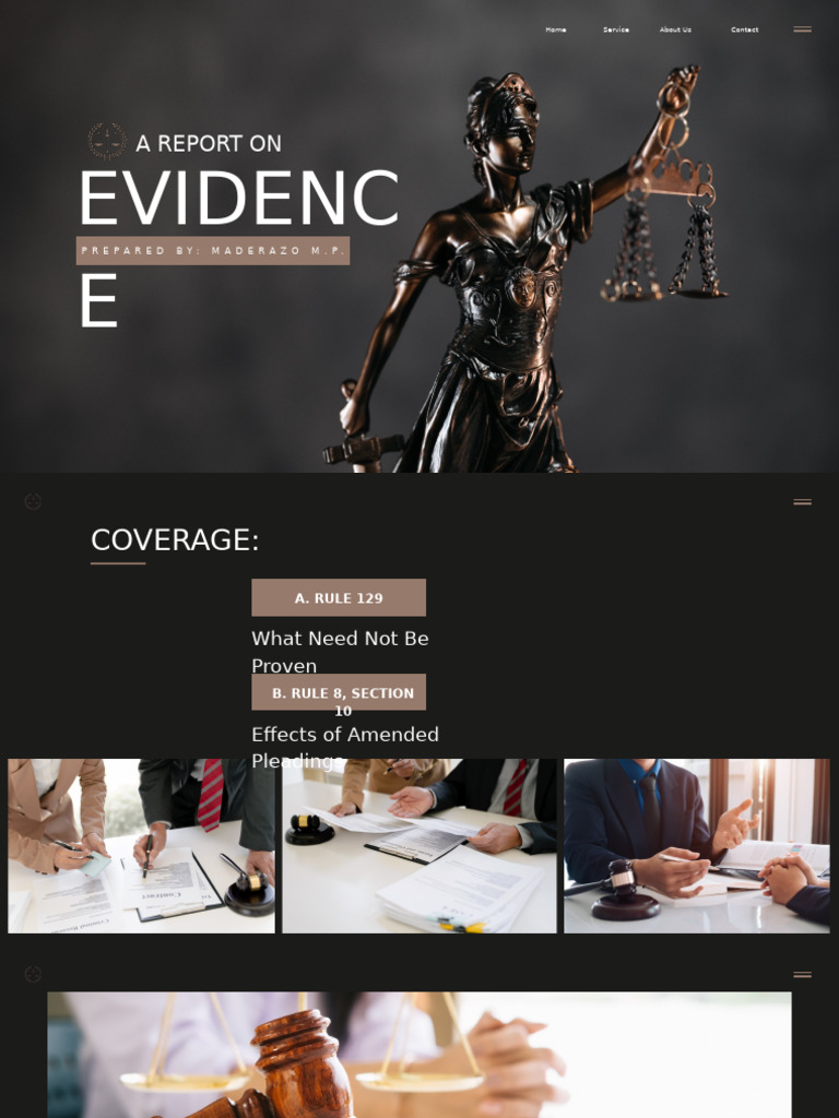 Judicial Notice and Evidence Rules | PDF | Judicial Notice | Judgment (Law)