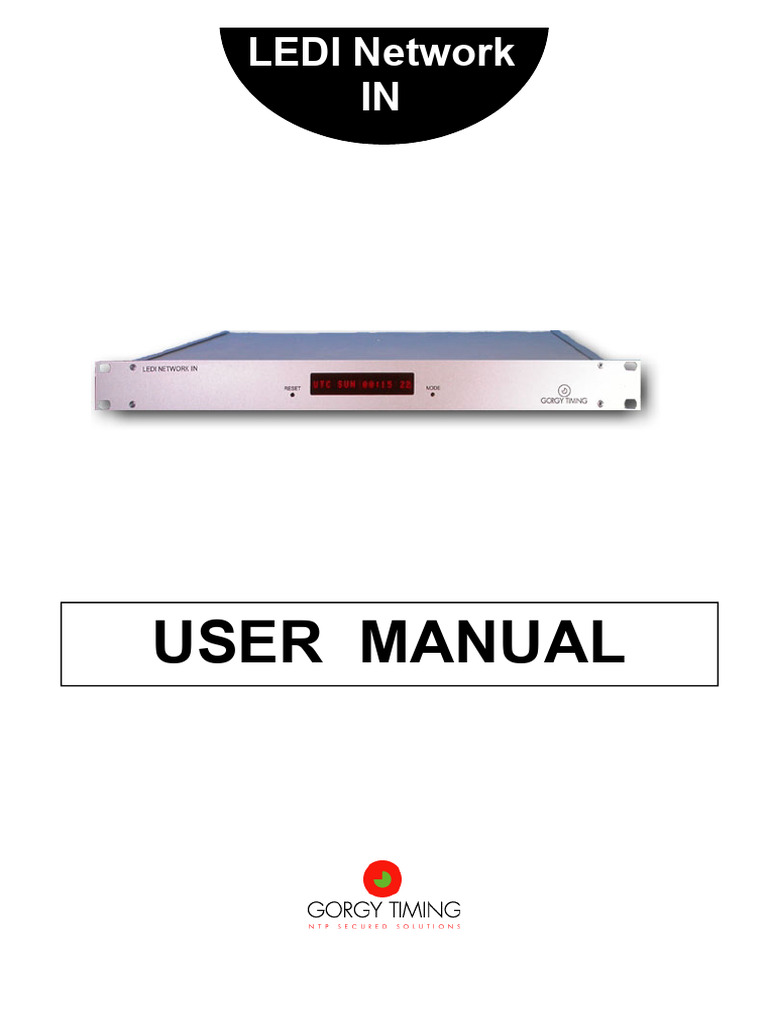 LEDI Network IN User Manual | PDF | Computer Network | Ip Address