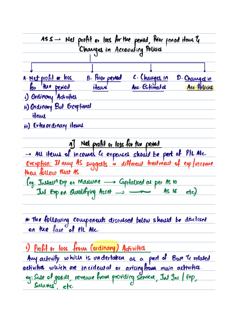 Prior Period Expenses and Accounting Changes | PDF | Expense | Income