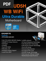 Download Gigabyte GA-Z77X-UD5H-WB WiFi Motherboard by GIGABYTE UK SN89799860 doc pdf