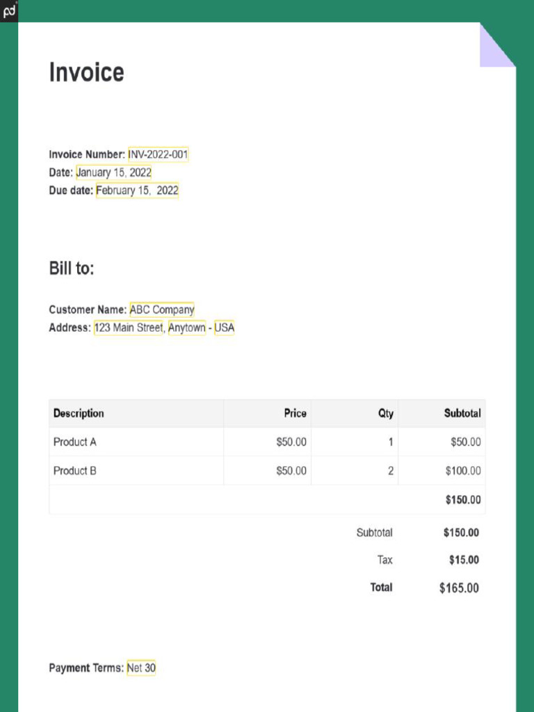Invoice | PDF