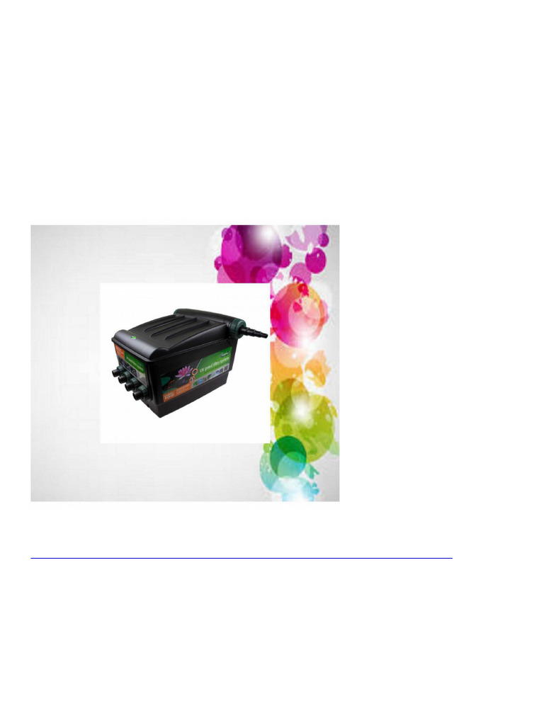 7988 Blagdon Midipond Box-Filtersystem Mit Integriertem UV-KlÃƒÂ Rer ...