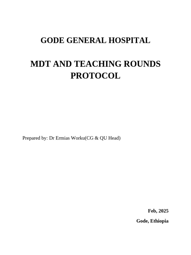 GGH Clinical and Teaching Rounds Protocol | PDF | Patient Safety | Patient