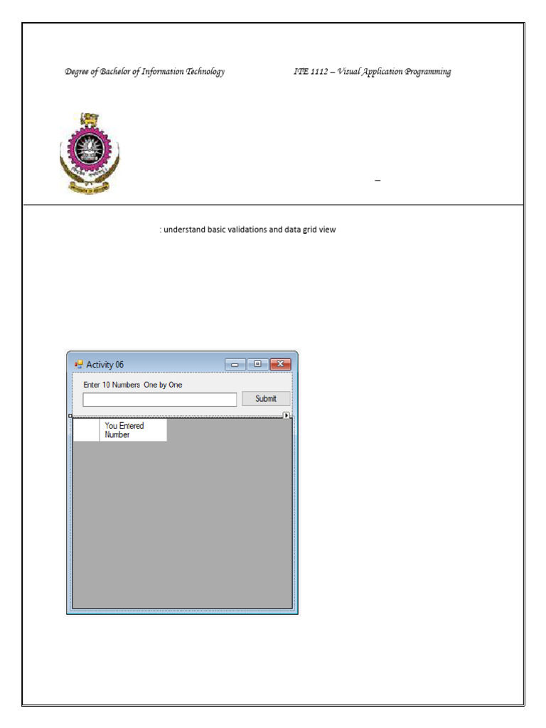 Activity 6 Visual Studio - 2 | PDF