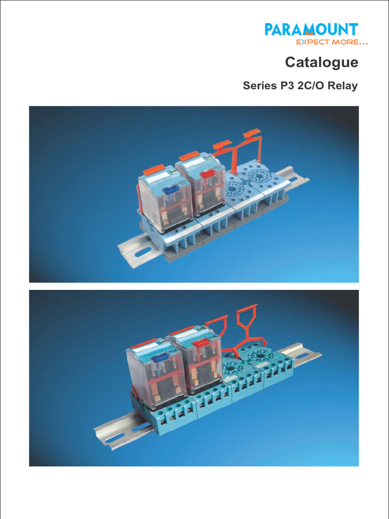 P3 Series Relay Specifications | PDF | Relay | Alternating Current