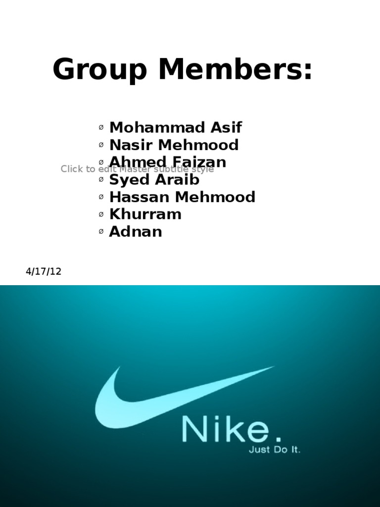 nike sales strategy
