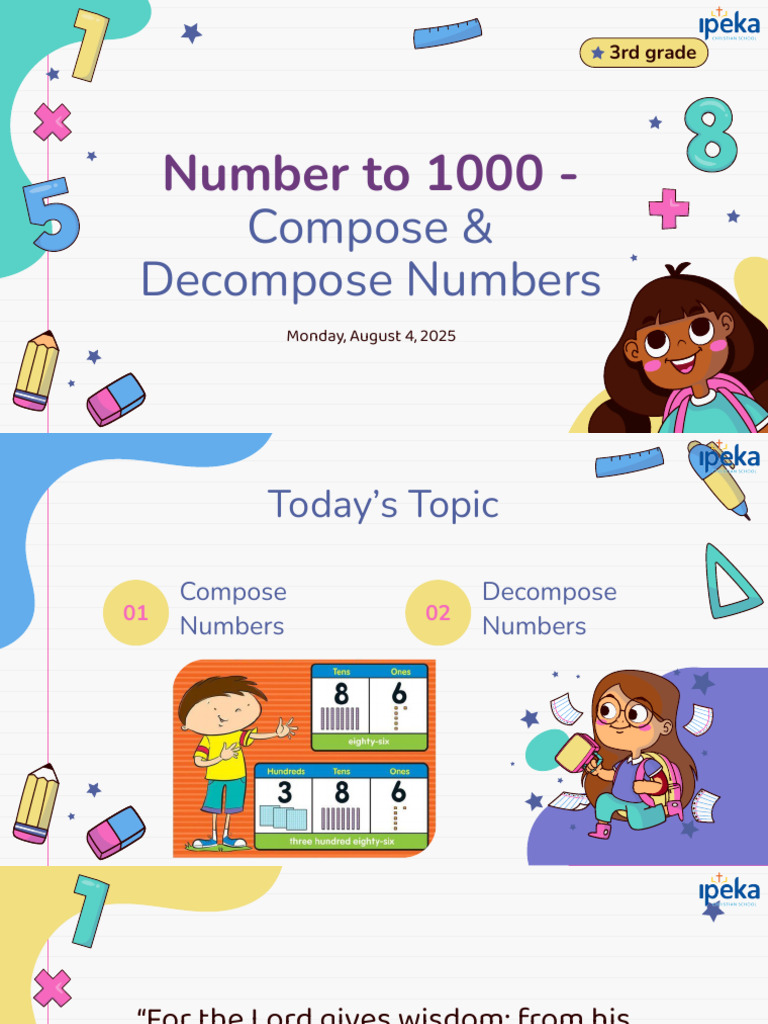 Compose and Decompose Numbers 3rd Grade | PDF