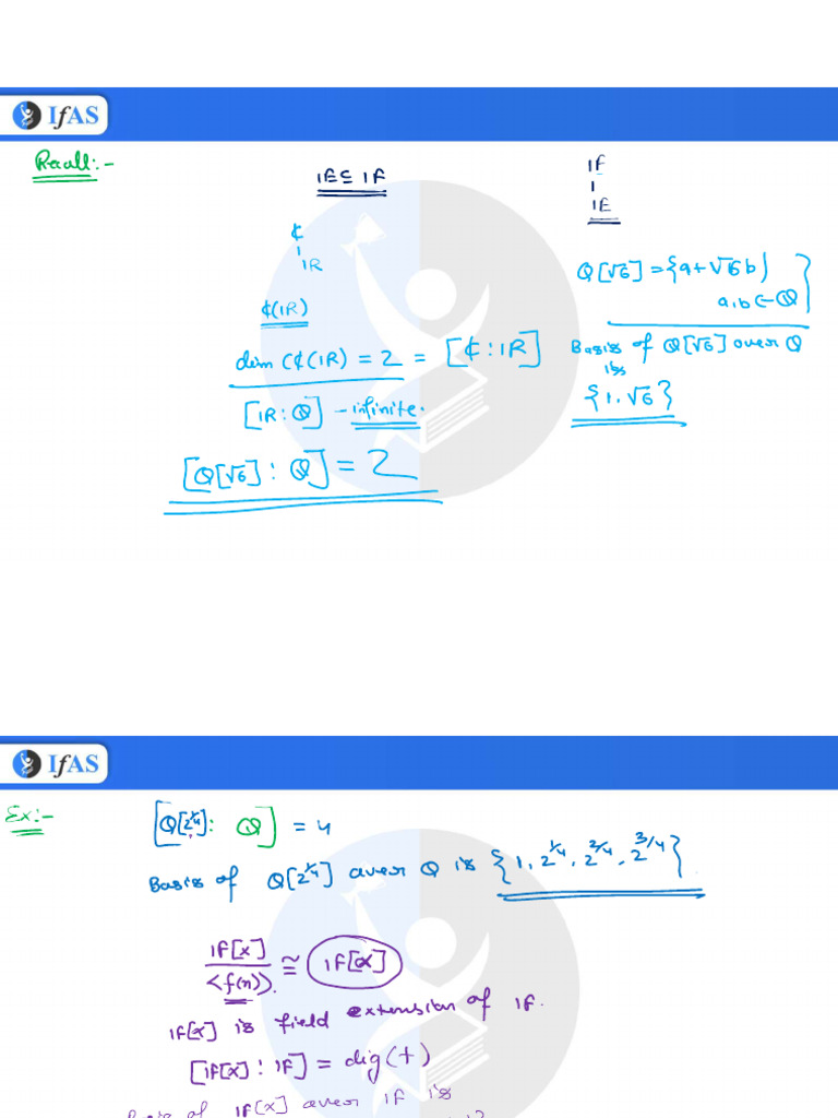 349 Unit 2 Ring Theory Lectures l13 Normal and Separable Extension | PDF