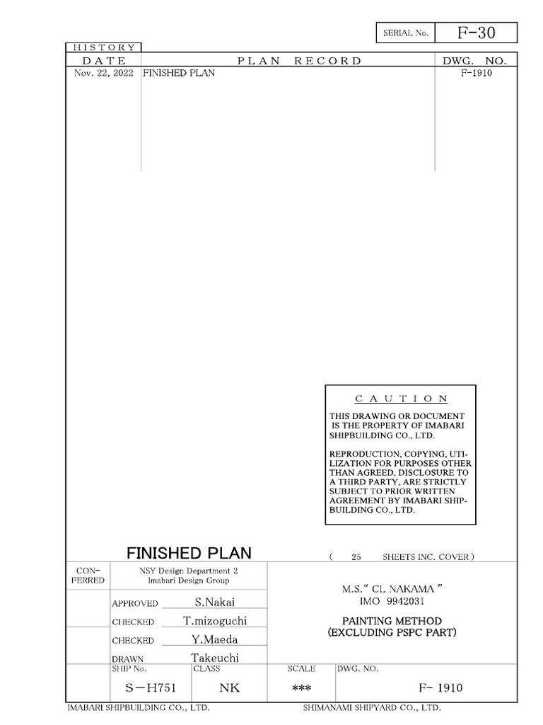 F-30 Painting Method (Excluding PSPC Part) | PDF