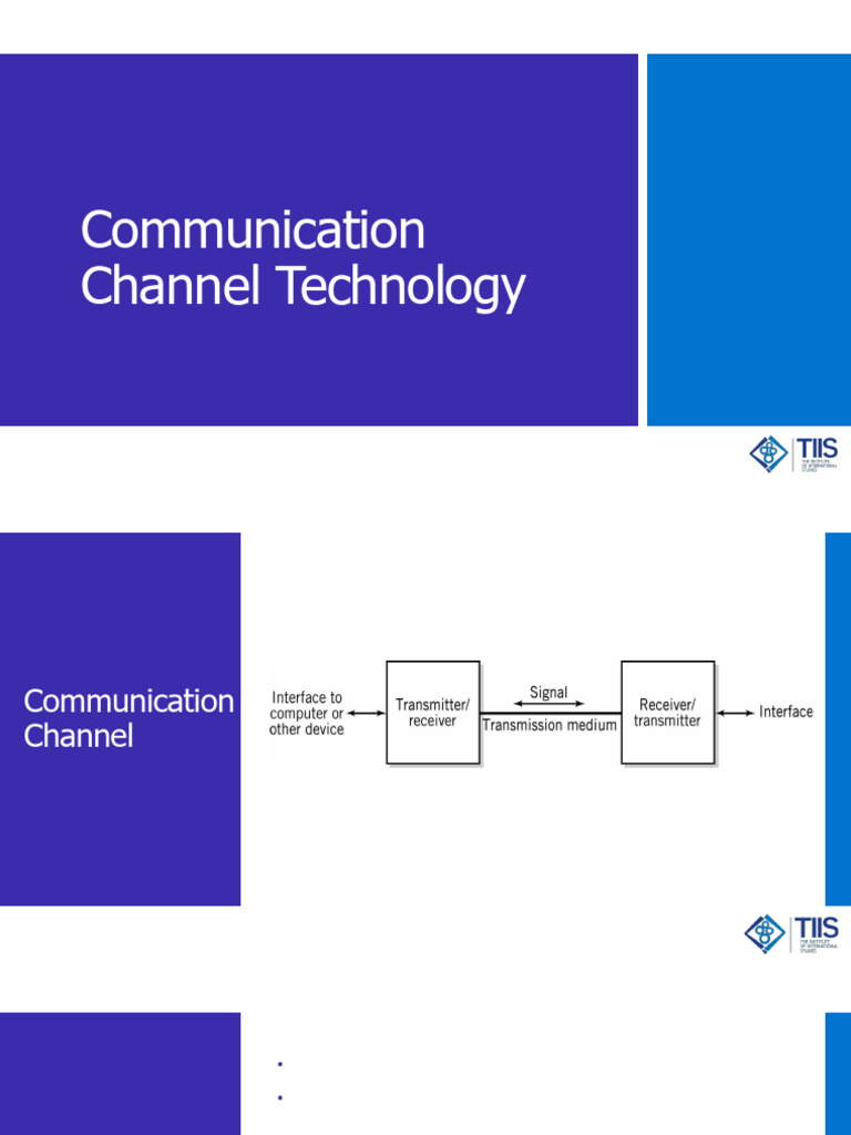 Understanding Communication Channels | PDF | Transmission Medium ...