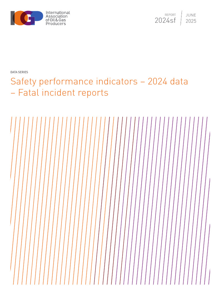 Fatal Accident Reports IOGP 2024 | PDF | Risk | Disclaimer