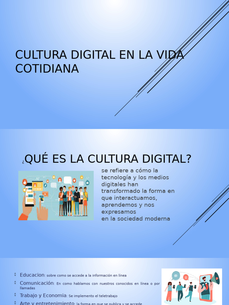 Cultura Digital en la Vida Cotidiana | PDF | Informática