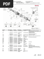 Hydraulic Pump Model Parts List | PDF | Piston | Screw