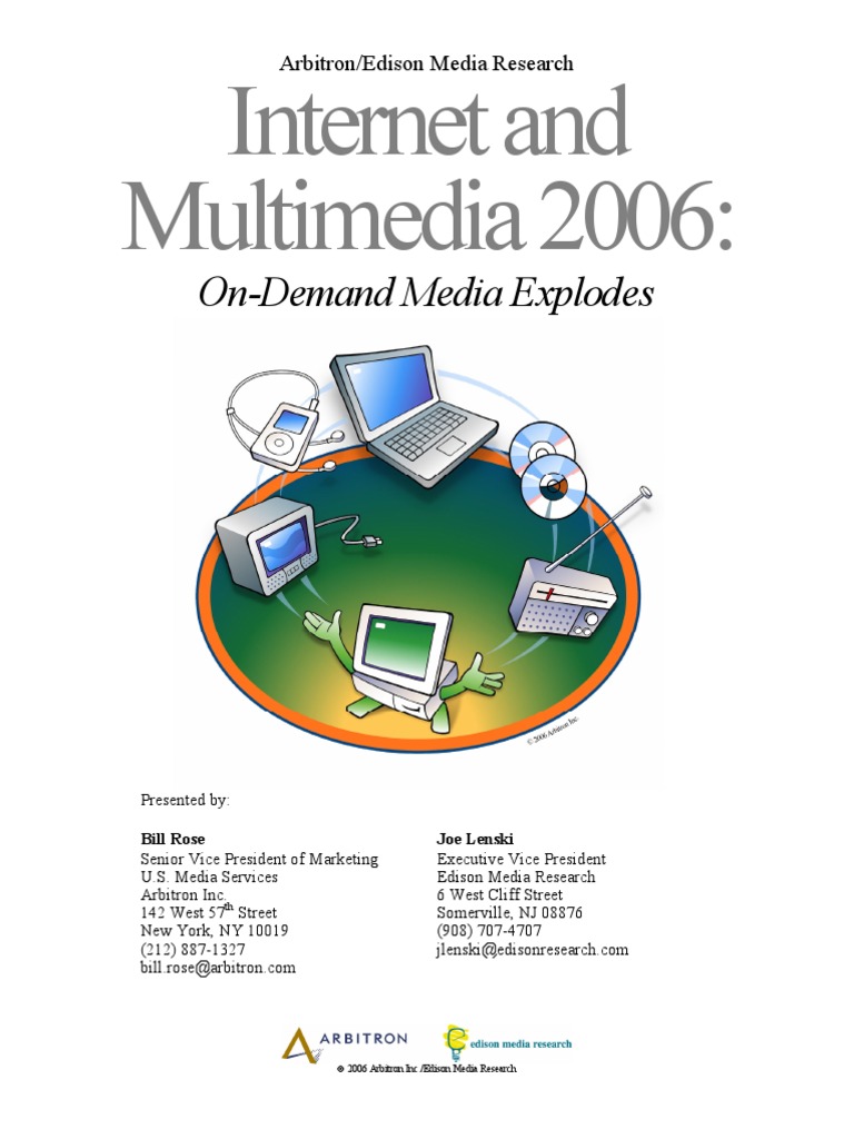 Internet and Multimedia 2006:: On-Demand Media Explodes | PDF | Digital ...