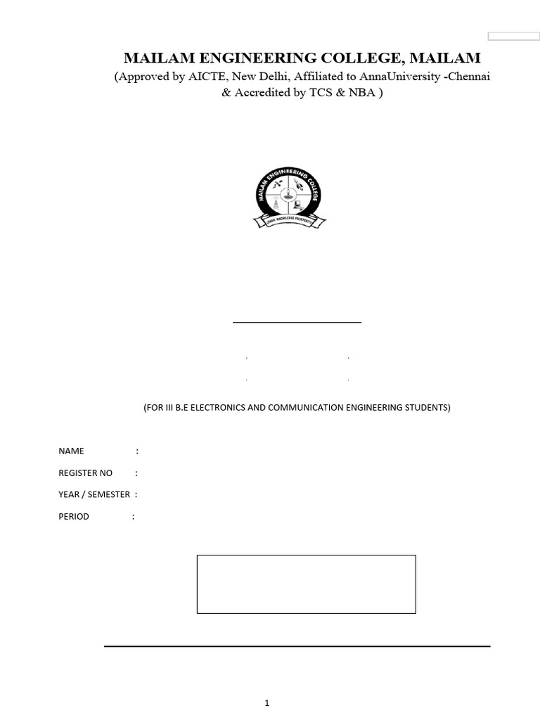 EC3501 Wireless Communication Lab Manual | PDF | Signal To Noise Ratio ...